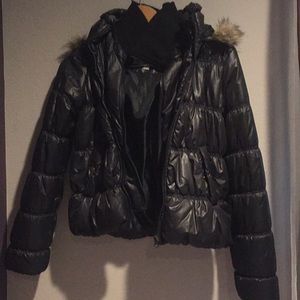 Forever 21 Black Puffy Jacket